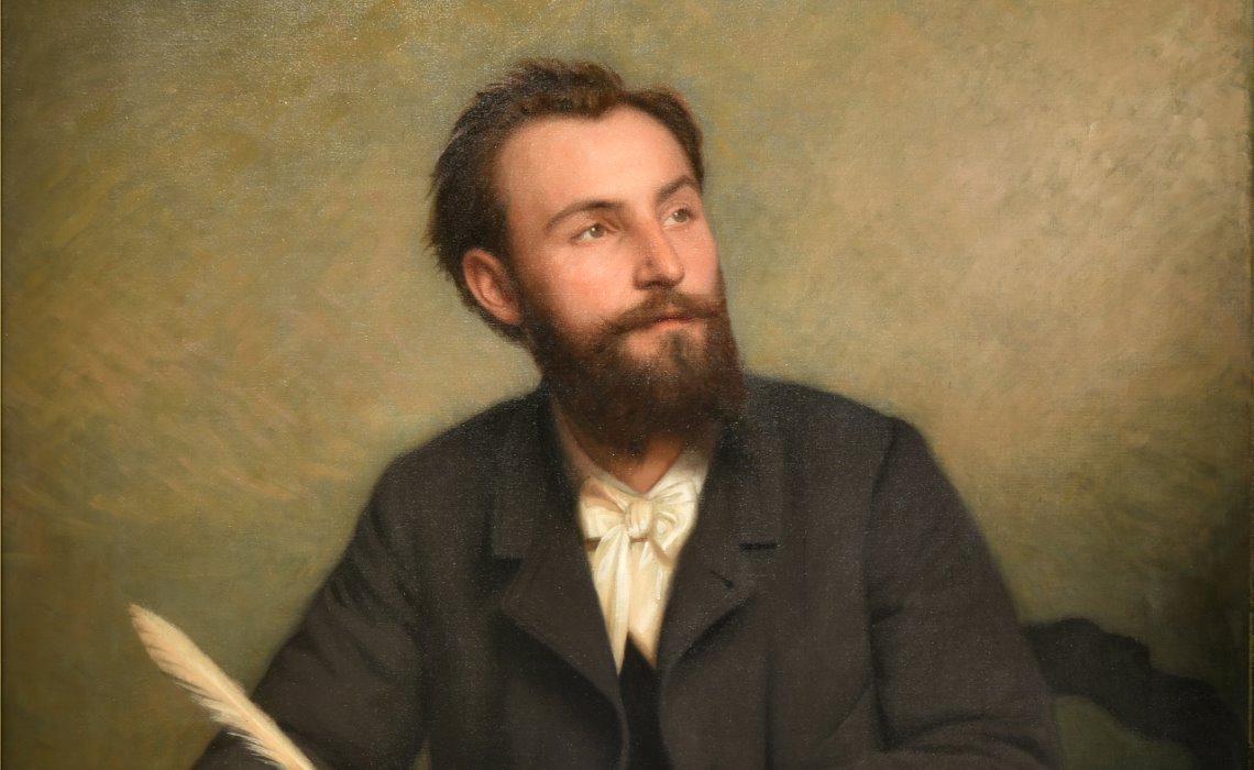 André Chadourne, huile sur toile, Victor-Louis Merlin, 1889.