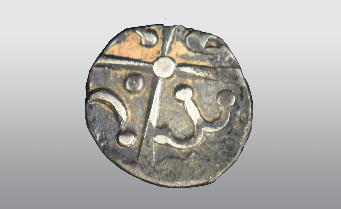Monnaie gauloise du Trésor de Cuzance, argent, 1er siècle av. JC.
