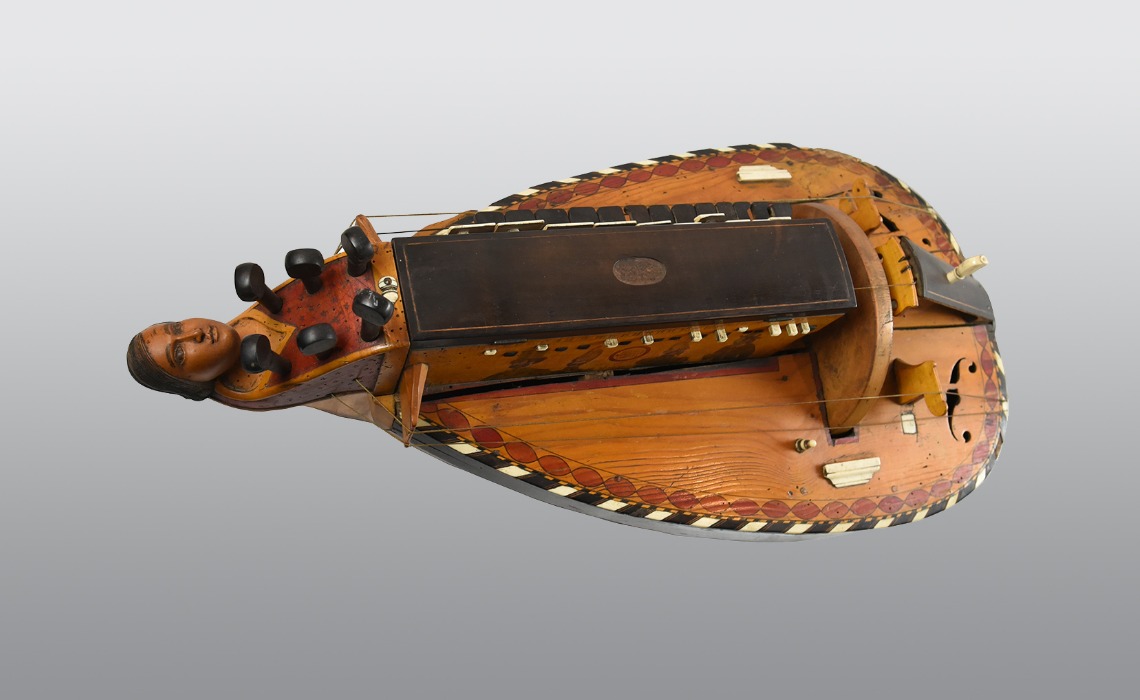 Vieille à roue, fabriquée par Nigout, Allier, 1867.