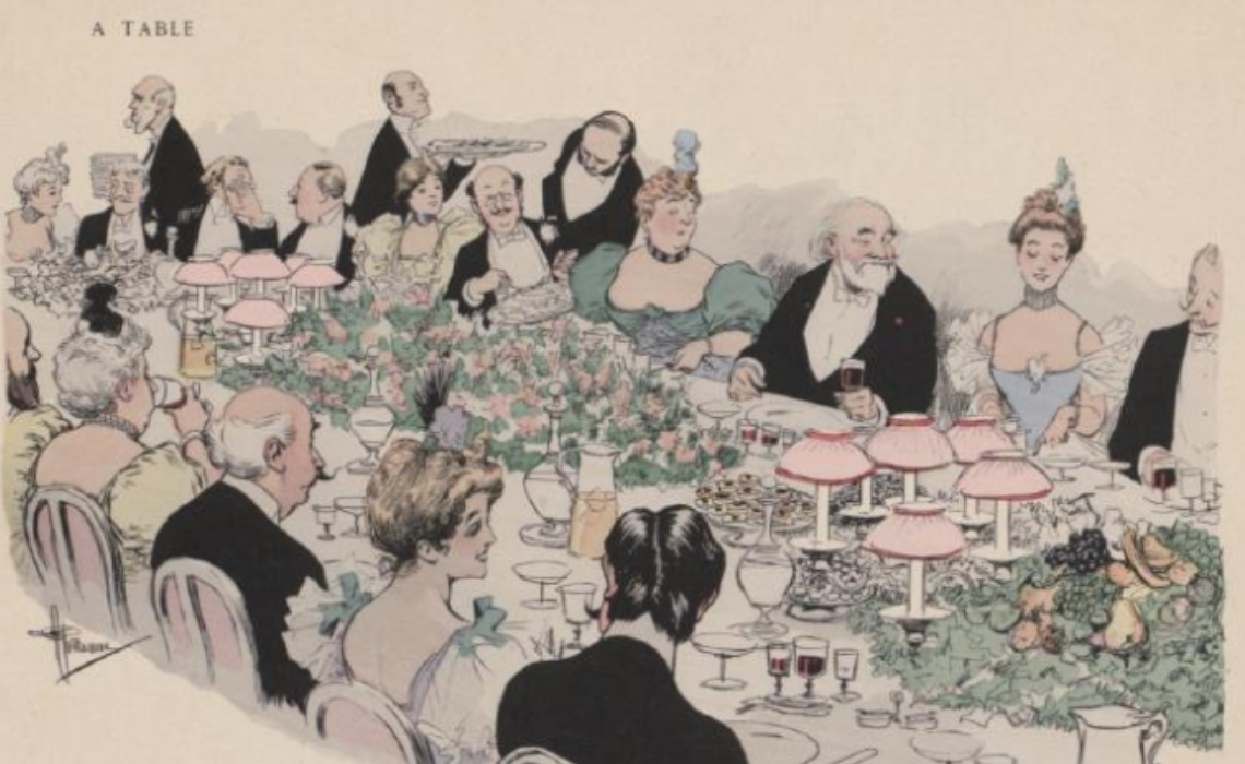 Une table d’inspiration Belle Époque 1900
Collection privée. 